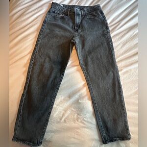 GAP Relaxed Taper Washed Gray Jeans